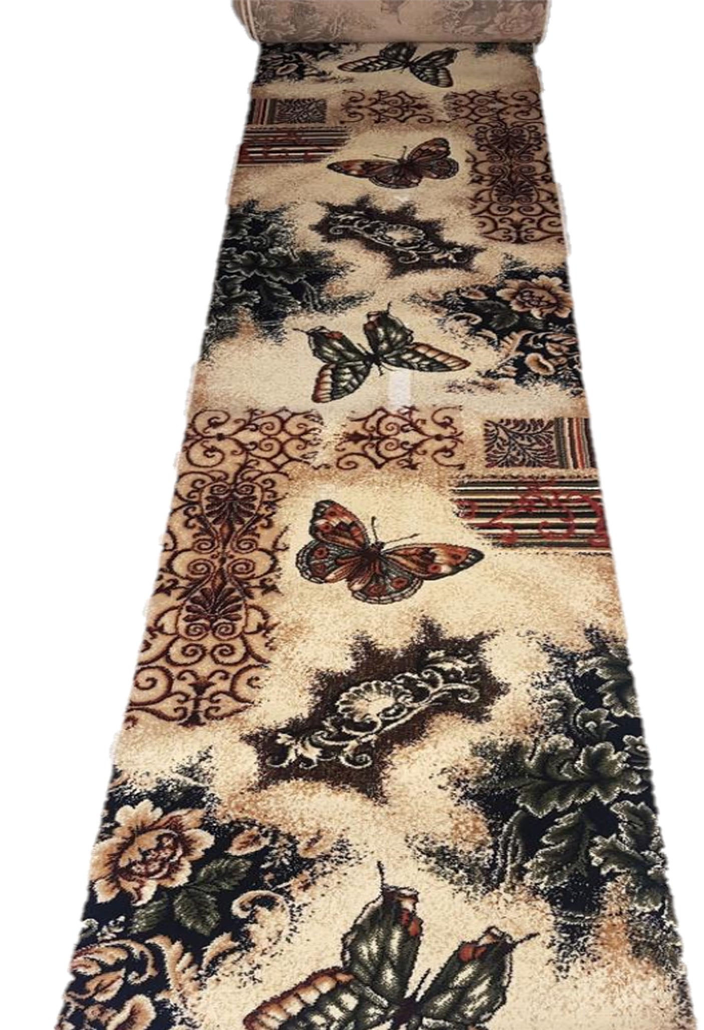 Traversa cu Insertii Cu Fluturasi,Multicolor