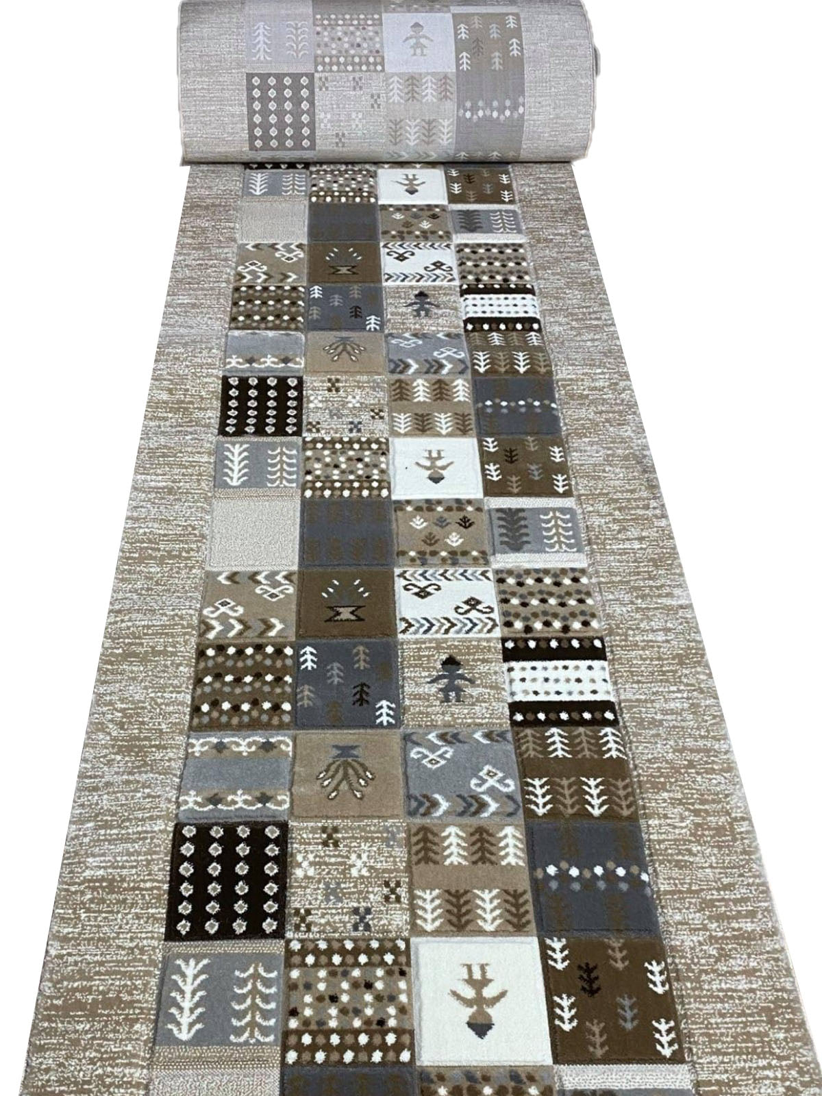 Covor Cu Insertii Tip Traditionale ,Bej