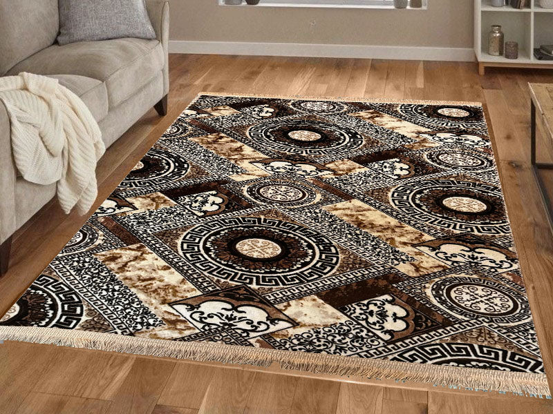 Covor Antiderapant cu Insertii Moderne Grecesti