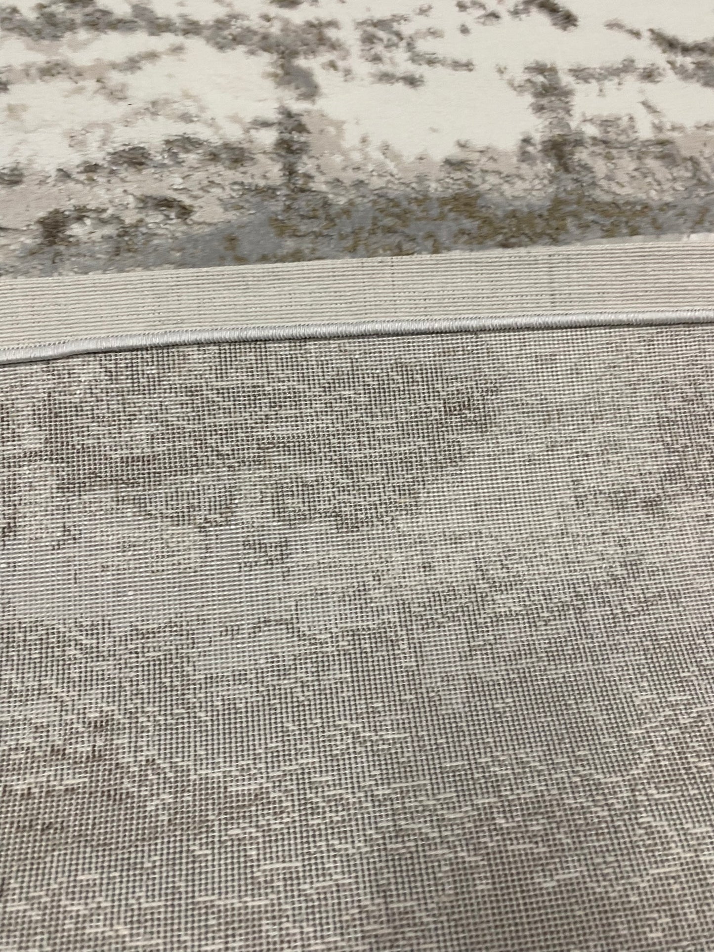 Covor Modern cu Linii,Bej/Maro