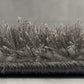 Set Floare cu Carpete Pufoase de Matase 3D,Gri/Negru/Alb