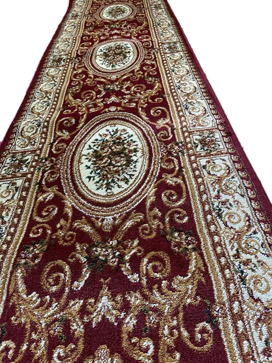 Traversa cu Medalion si Insertii Florale ,Grena