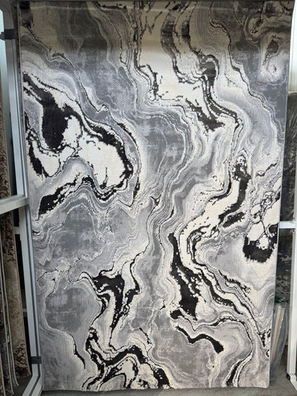 Covor Tip Valuri,Gri