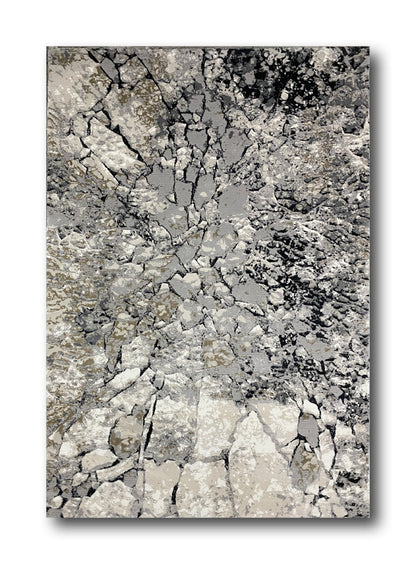 Covor Modern Oglinda Sparta,Bej/Gri