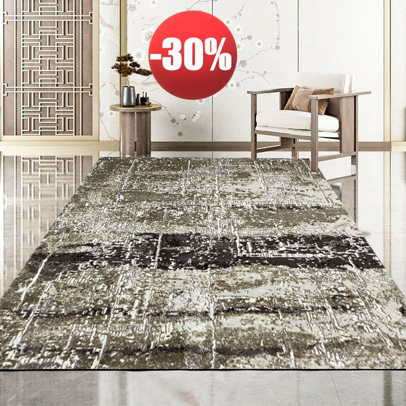 Covor Modern Tip Picasso,Bej/Maro