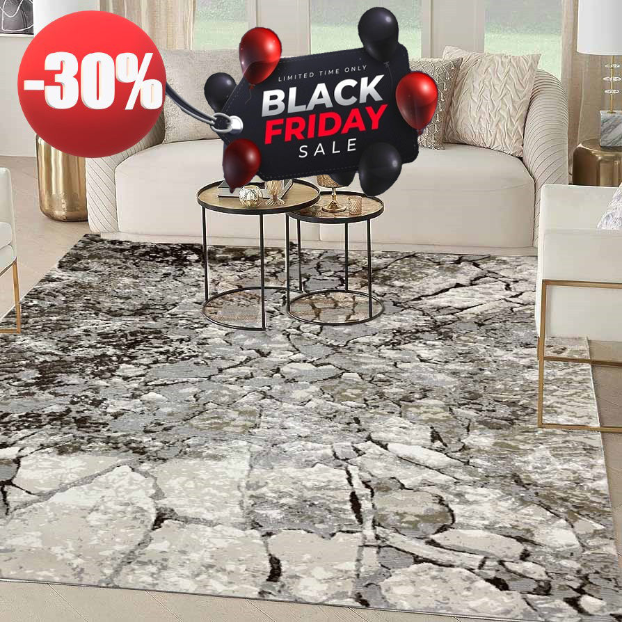 Covor Modern Oglina Sparta,Bej/Crem