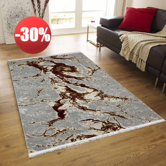 Covor Modern Taifun,Grena/Bej/Gri
