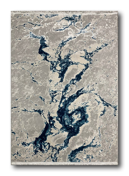 Covor Modern Taifun,Albastru/Turqoiuse/Gri