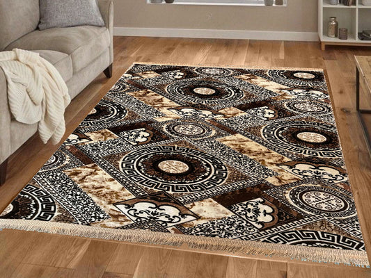 Covor Antiderapant cu  Insertii Moderne Grecesti