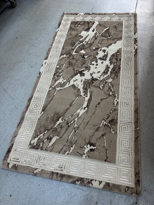 Covor cu Insertii 3D Grecești Bej/Crem