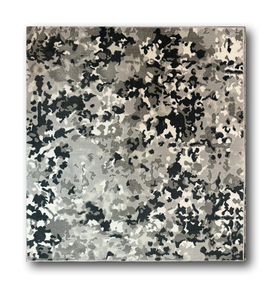 Covor Patrat 1x1M ,Gri/Antracit