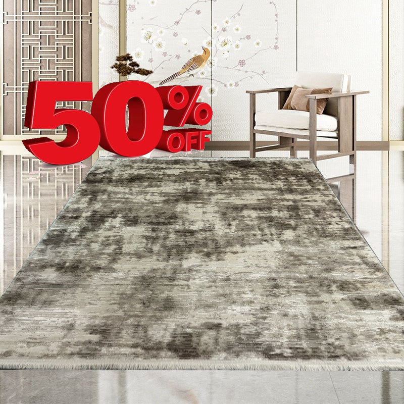 Covor Premium Angora Hali Tip Picasso,Bej/Maro