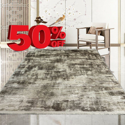 Covor Premium Angora Hali Tip Picasso,Bej/Maro