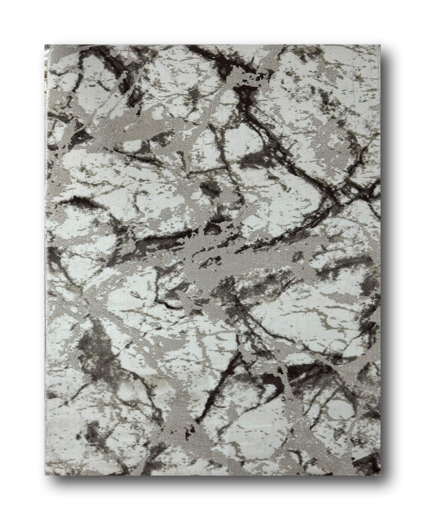 Covor cu Insertii Moderne de tip Marmura ,Bej