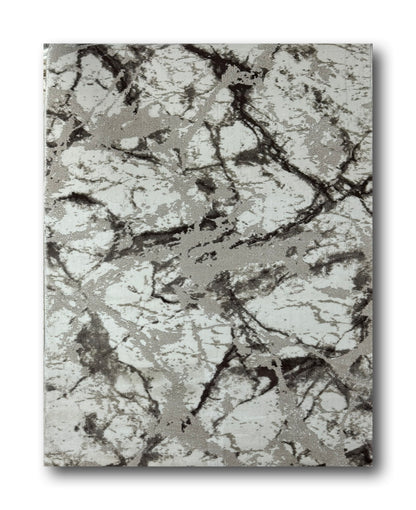 Covor cu Insertii Moderne de tip Marmura ,Bej