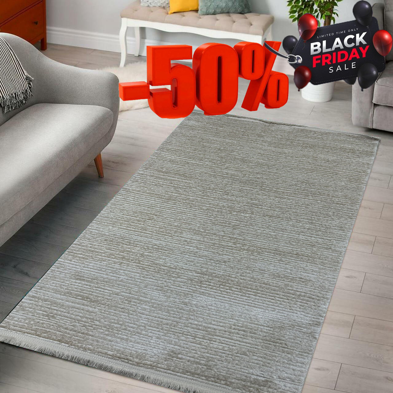 Covor Premium Angora Hali, Crem