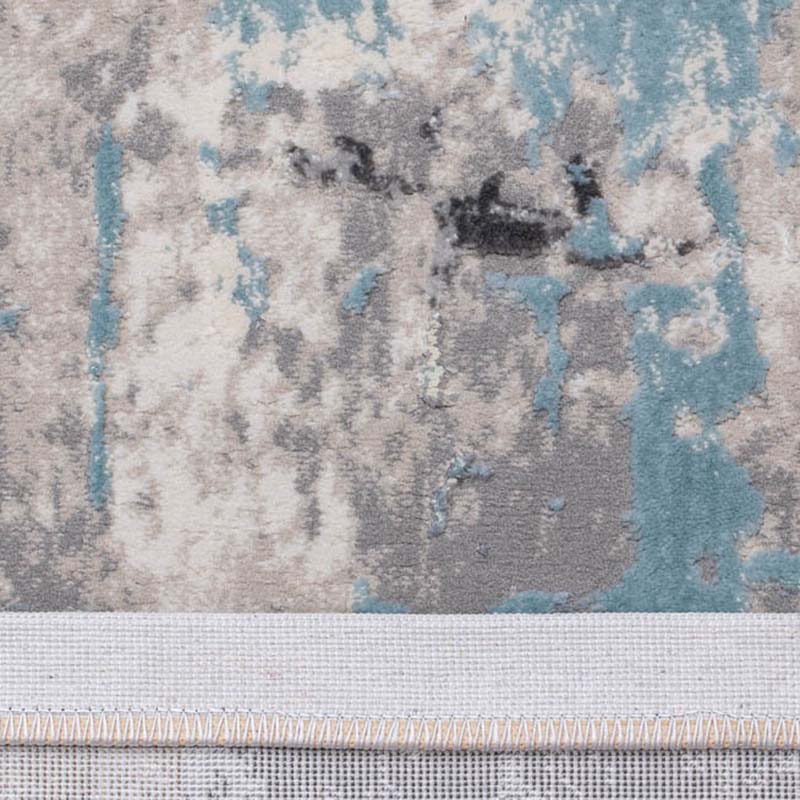 Covor Tip Pictura Moderna,Albastru/Gri