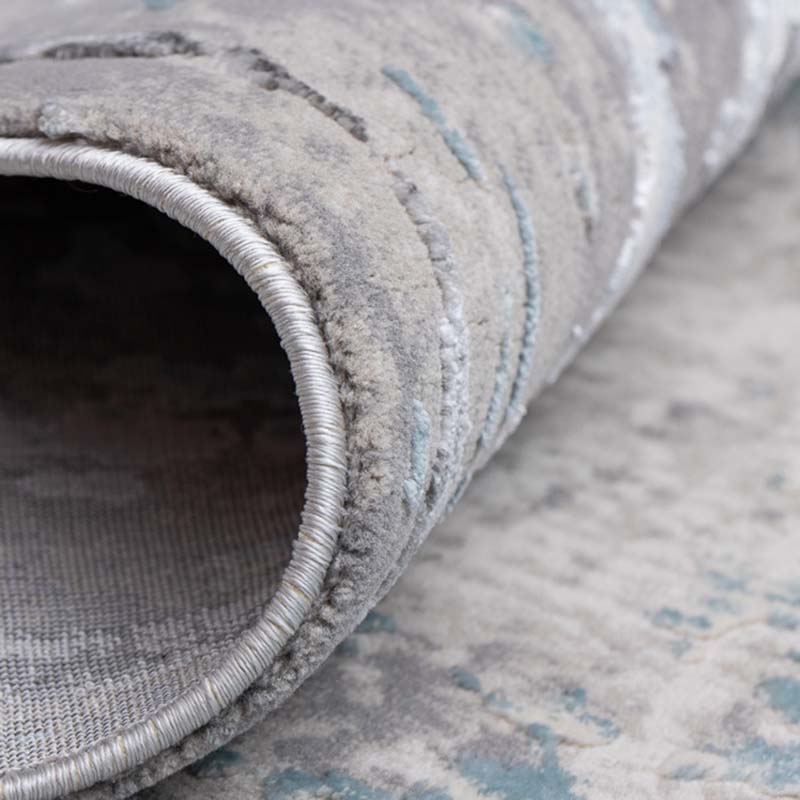 Covor Tip Pictura Moderna,Albastru/Gri