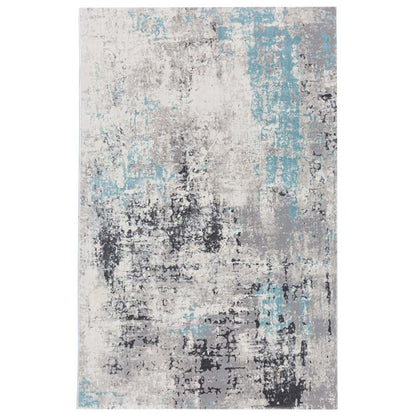 Covor Tip Pictura Moderna,Albastru/Gri