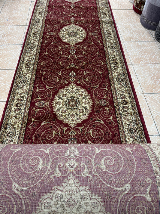 Traversa cu Medalion si Insertii Florale ,Grena