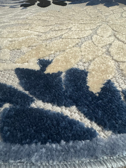 Covor rotund cu fir scurt