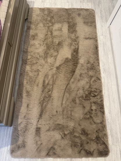 Covor Pufos tip Blanita Rabbit,Cappuccino