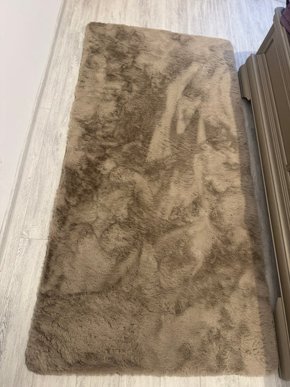 Covor Pufos tip Blanita Rabbit,Cappuccino