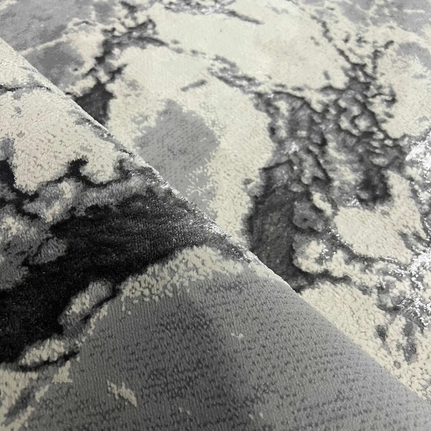 Covor Tip Valuri,Gri