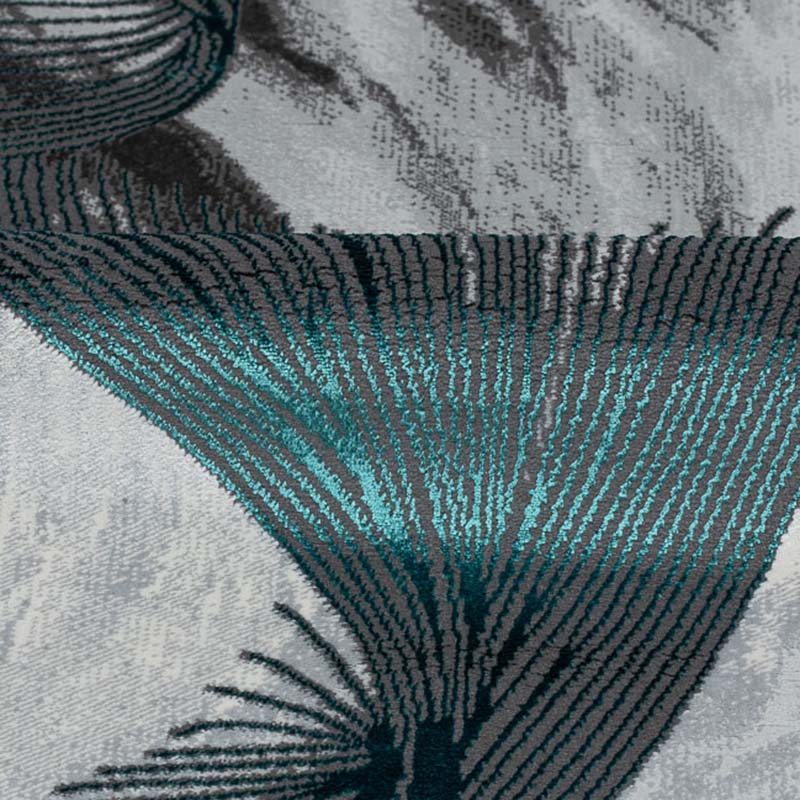 Covor Freedom,Gri/Turcoaz