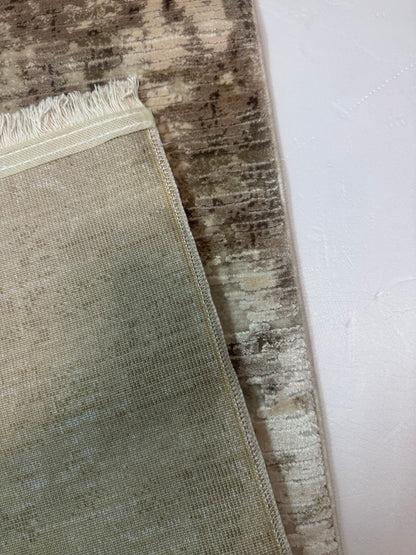 Covor Premium Angora Hali Tip Picasso,Bej/Maro