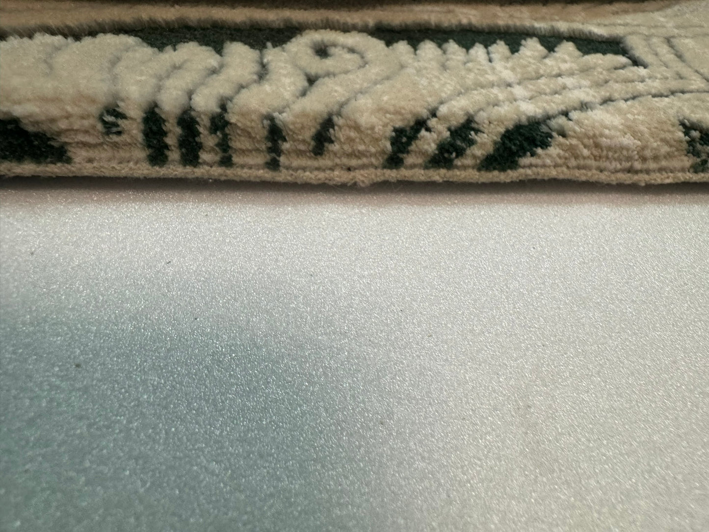 Covor Premium Angora Hali Tip Thailanda,Verde Smarald/Crem