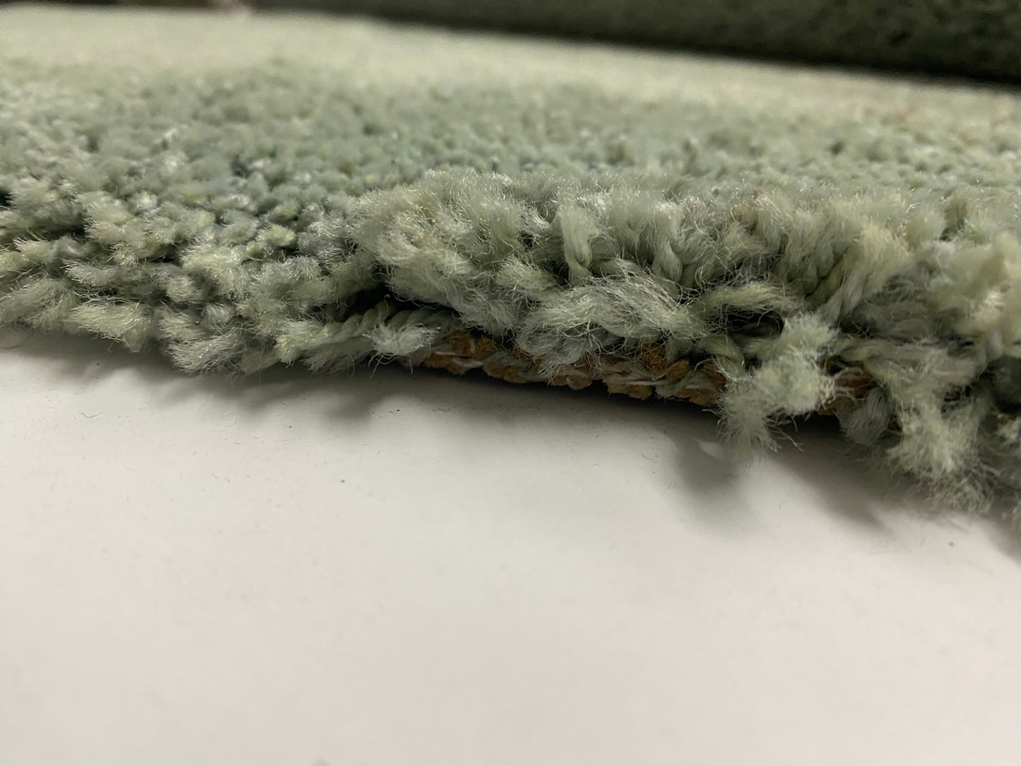 Covor Pufos Rotund  tip Shaggy , Verde