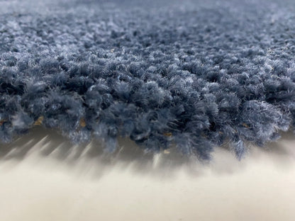 Covor Pufos Rotund Tip Shaggy, Indigo