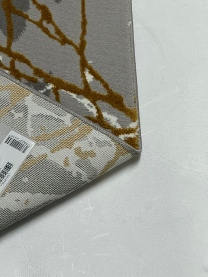 Covor Premium Panza De Paianjen,Galben/Gri