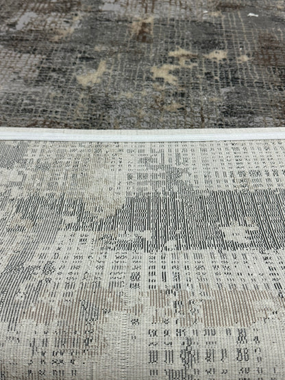 Covor Premium Tip Labirint ,Crem/ Gri Antracid