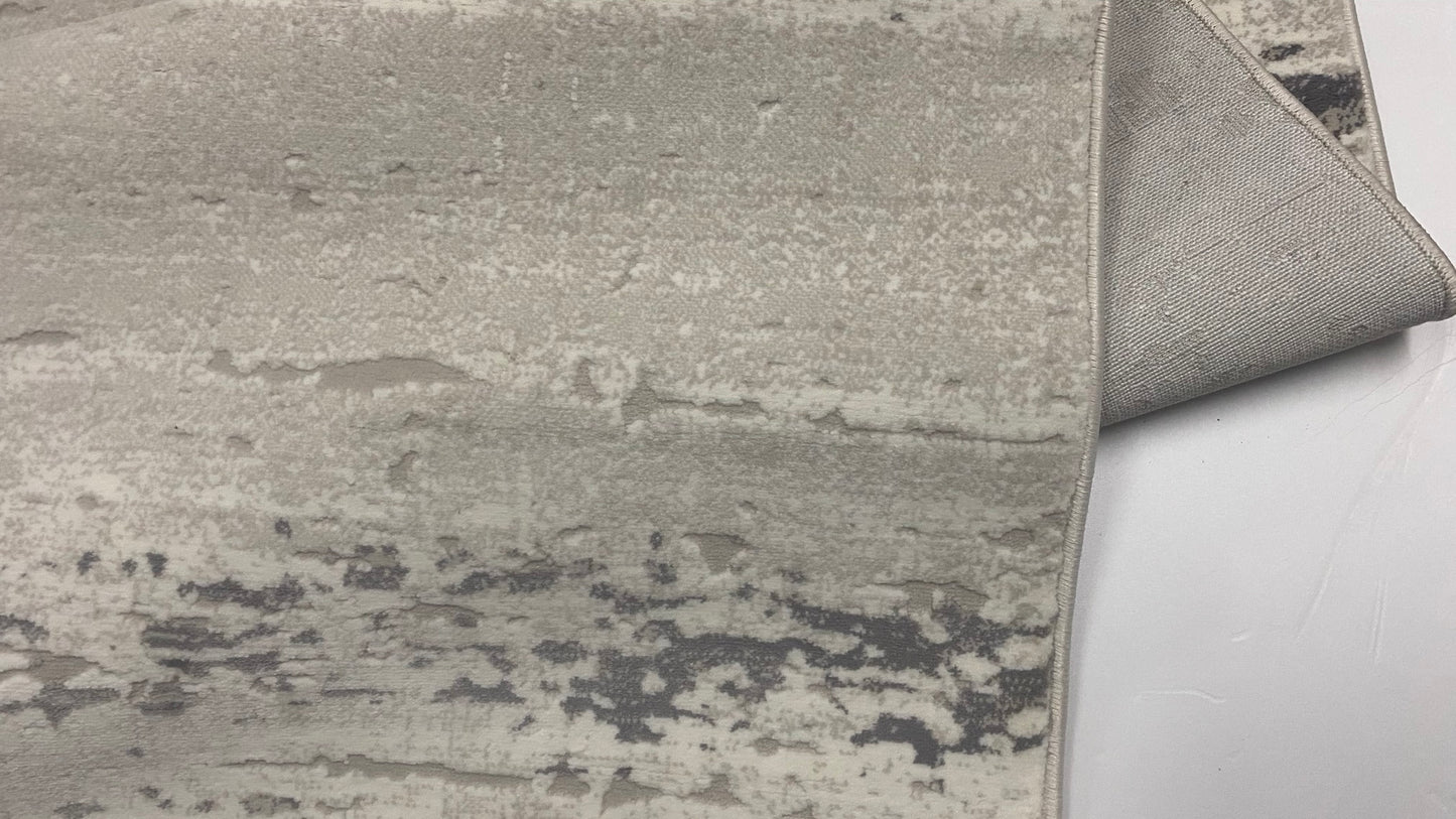 Covor Modern Tip Picasso Bej/Alb/Gri