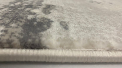 Covor Modern Tip Picasso Bej/Alb/Gri