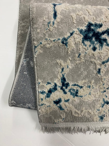 Covor Modern Taifun,Albastru/Turqoiuse/Gri