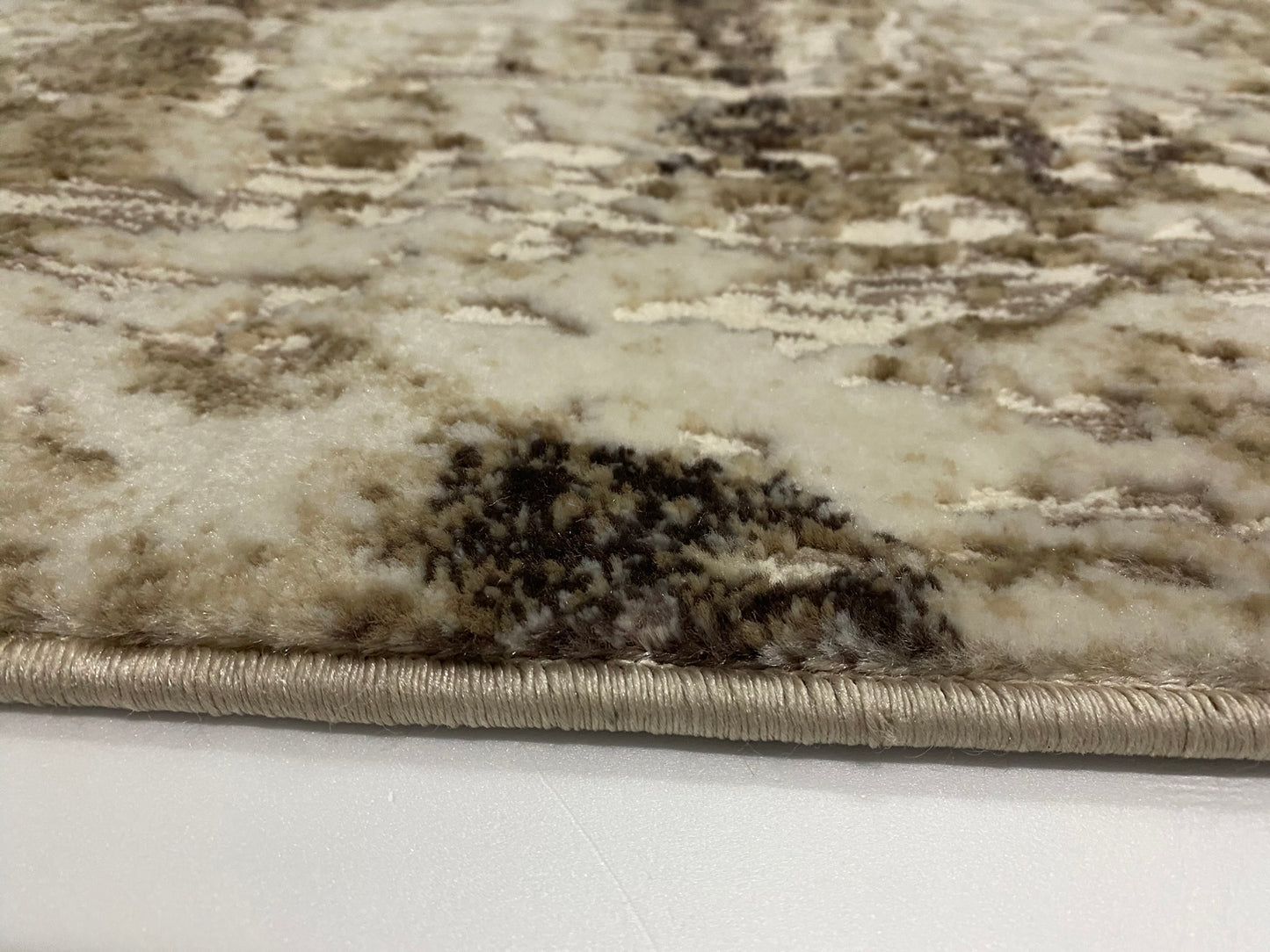 Covor Modern Tip Picasso,Bej/Maro