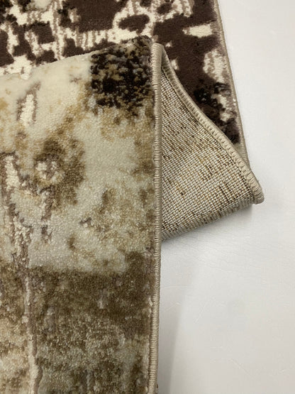 Covor Modern Tip Picasso,Bej/Maro