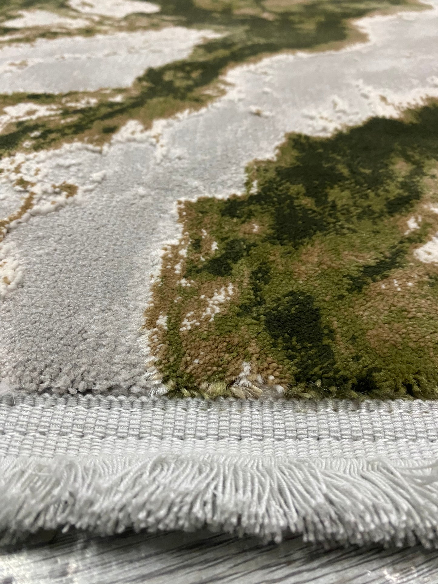 Covor Modern Taifun,Verde/Gri