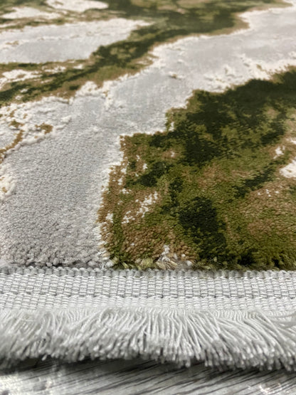 Covor Modern Taifun,Verde/Gri