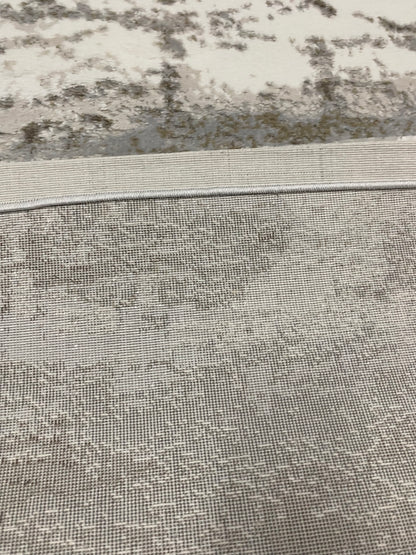 Covor Modern cu Linii,Bej/Maro