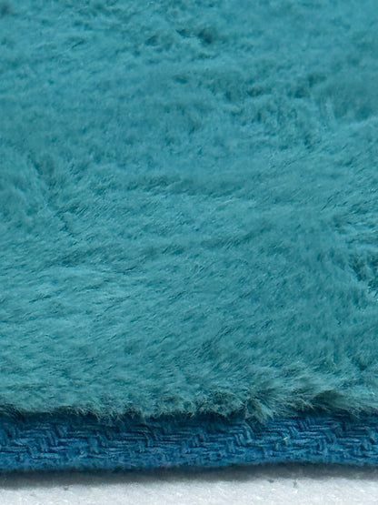 Covor Rotund Rabbit,Turcoaz