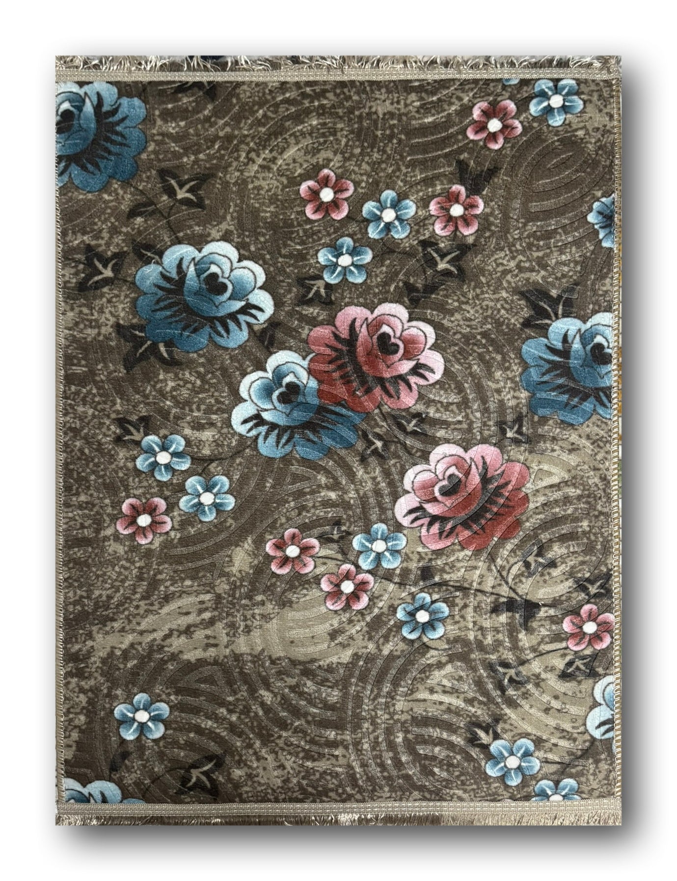 Set 3 Traverse Antiderapante Cu Insertii Florale,Multicolor