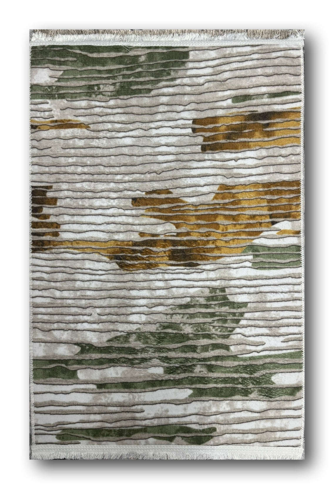 Set 3 Traverse Antiderapante,Verde/Crem/Auriu