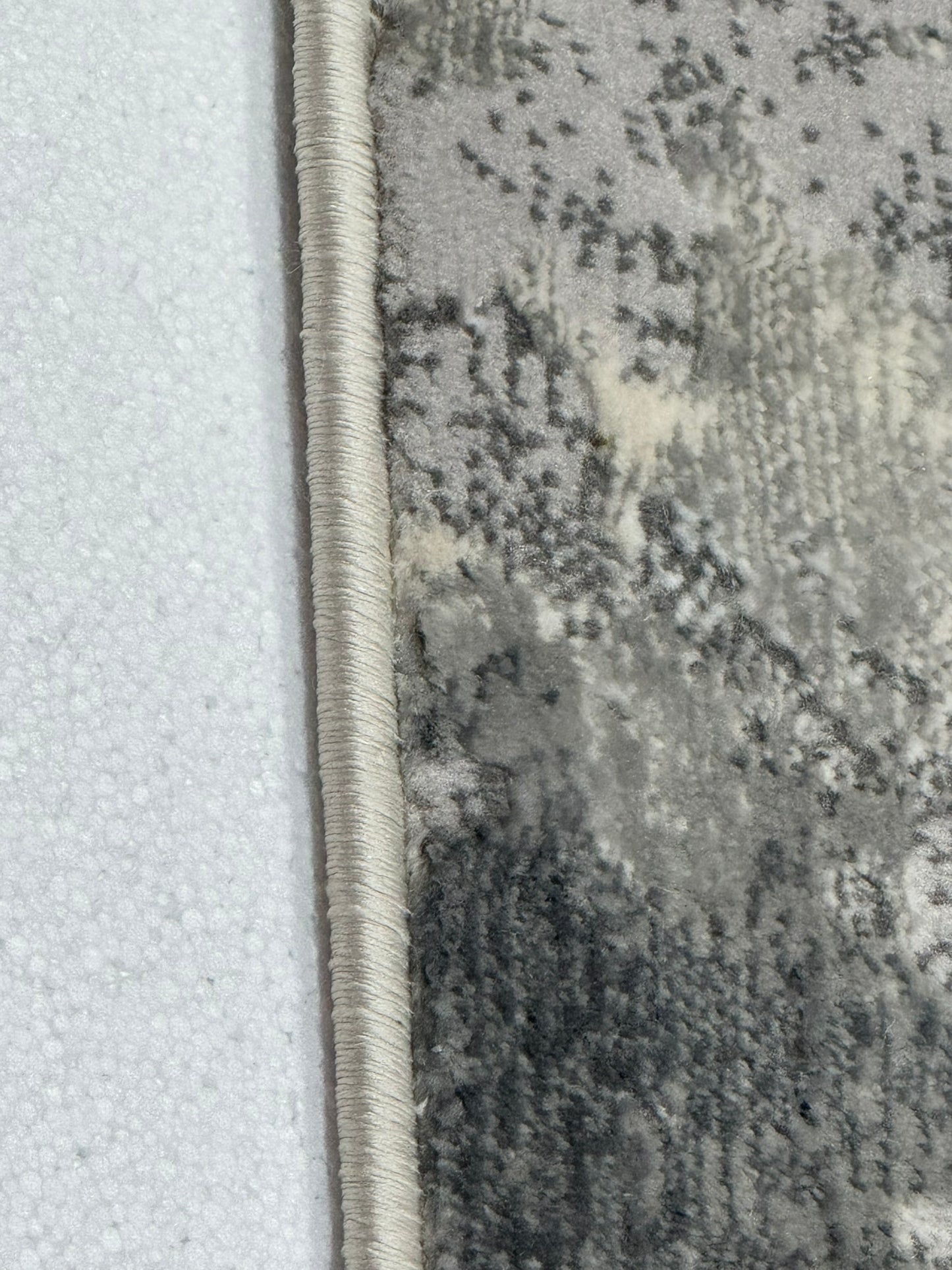 Covor Tip Pictura Moderna,Gri/Bej/Auriu