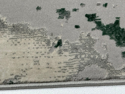 Covor Tip Pictura Moderna,Gri/Bej/Verde