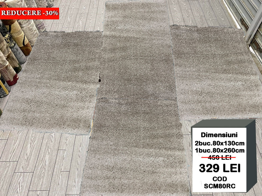 Set 3 Traverse Pufoase cu Tip Cocolino,Capucino