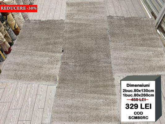 Set 3 Traverse Pufoase cu Tip Cocolino,Capucino